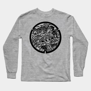 Gotemba Drain Cover - Japan - Front Long Sleeve T-Shirt